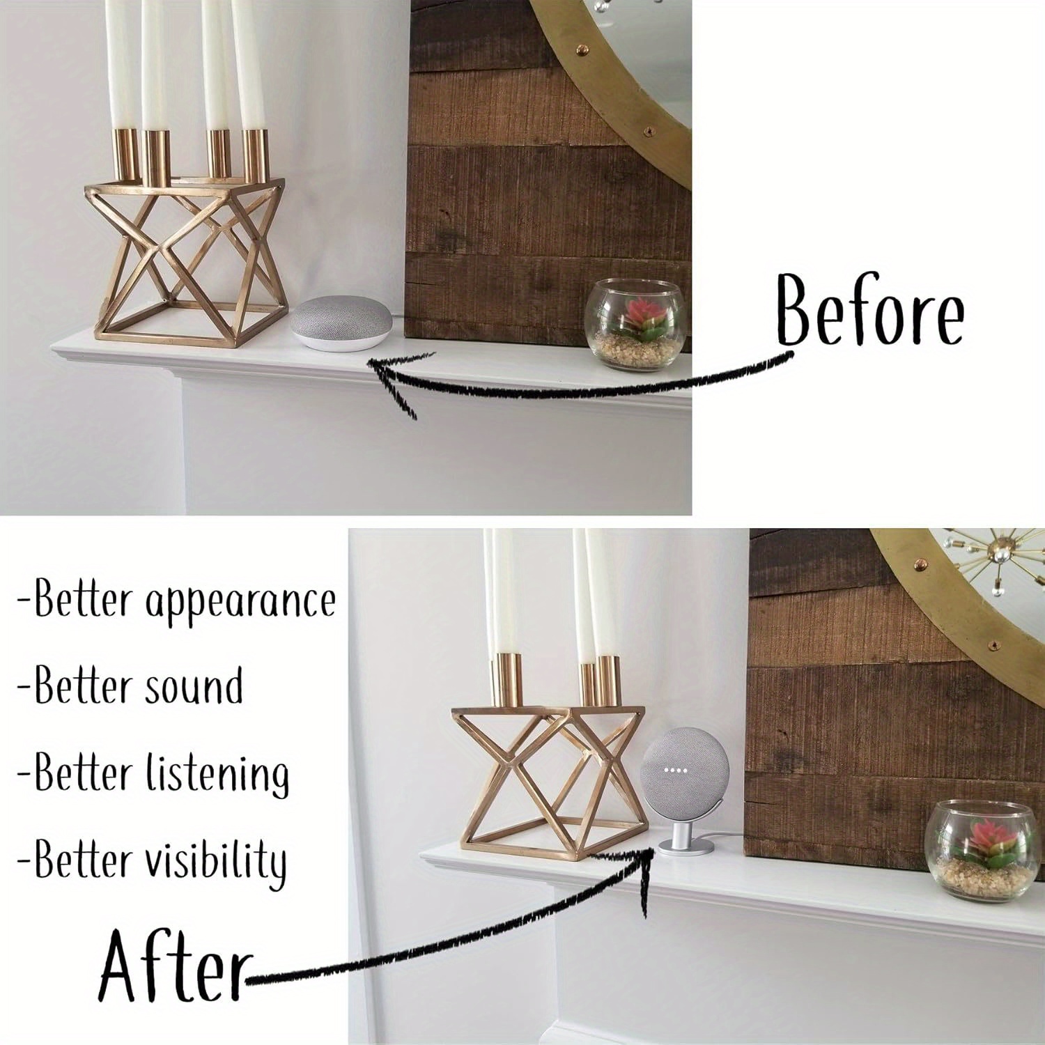 Smart Speaker Display Stand Ho - Google Speaker Nest Audio 评论和价格
